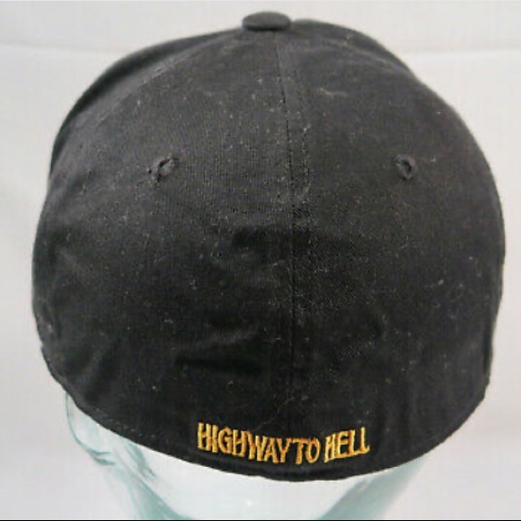 AC/DC HIGHWAY TO HELL FLAME BILL CAP 🔥 - Picture 3 of 4